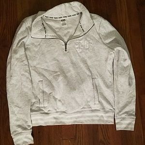 PINK Campus quarter-zip